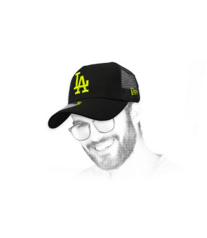 trucker LA noir jaune Trucker League Ess LA black cyber green